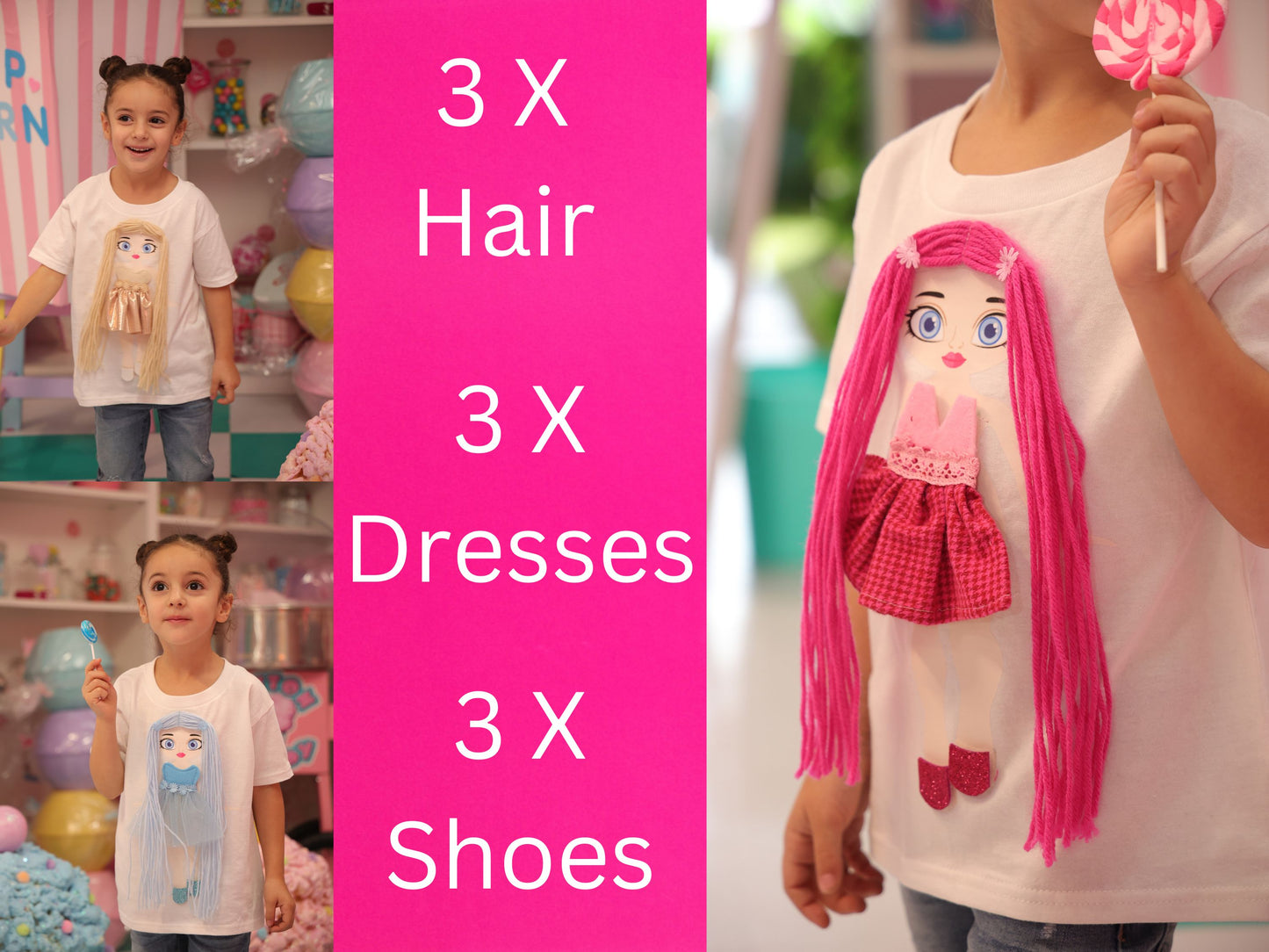 T-Doll  | 1 | Style My Dress | Interactive Fashion | Dress Up Your Dress | Style Your T-Shirt | Style Your Hoodie | Toddler T-shirt | Toddler Hoodie